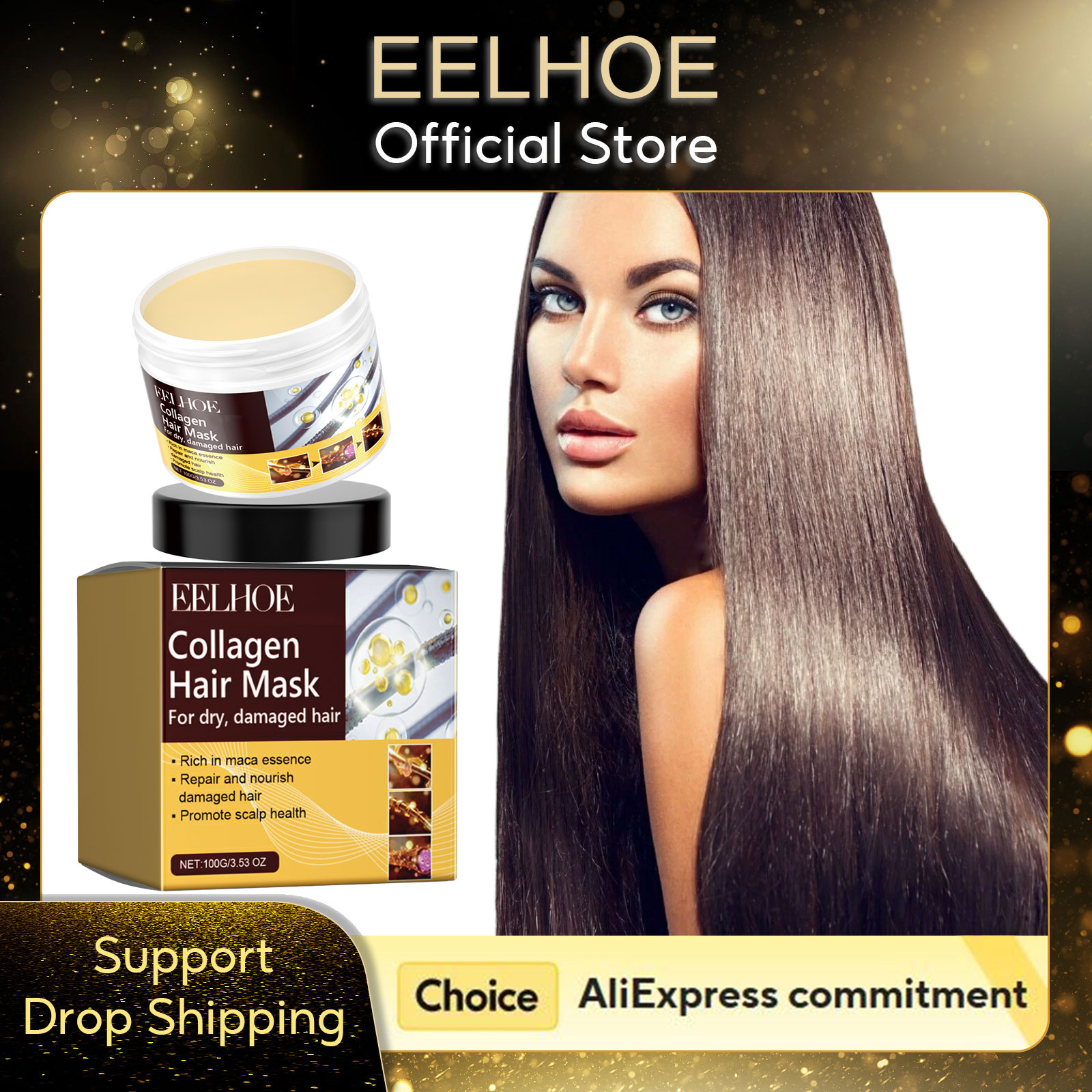 Hair Care Dupes - Máscara Capilar de Colágeno EELHOE Tratamento
