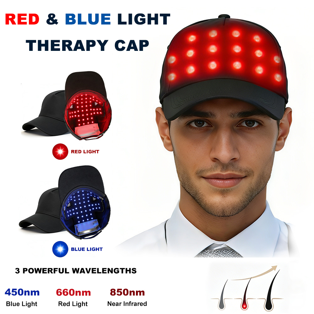 Hair Care With Protein - Boné LED para Cuidados com os