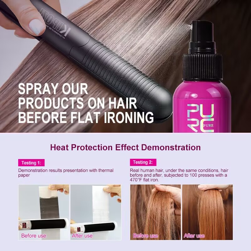Spray Protetor Térmico PURC co - Hair Care Heat Protectant avaliação e preço