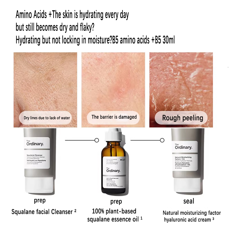 Soro facial de escualano 100%  - Hair Care Ordinary avaliação e preço