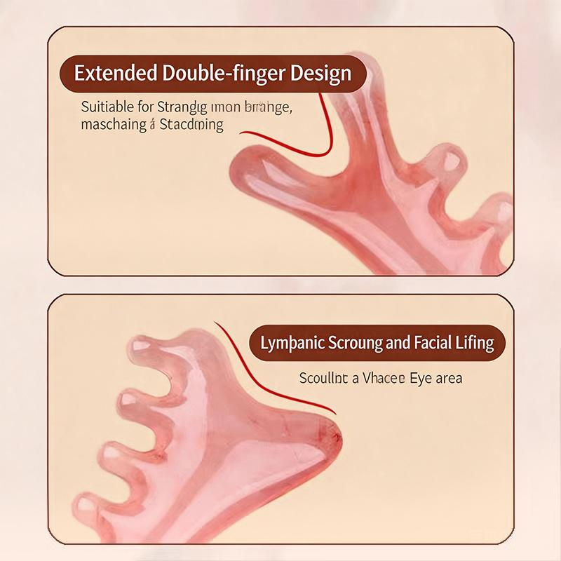 Pente de Massagem Gua Sha em F - Hair Care Is Self Care avaliação e preço