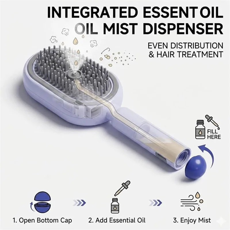 Pente Massageador Elétrico par - Hair Care Is Self Care avaliação e preço