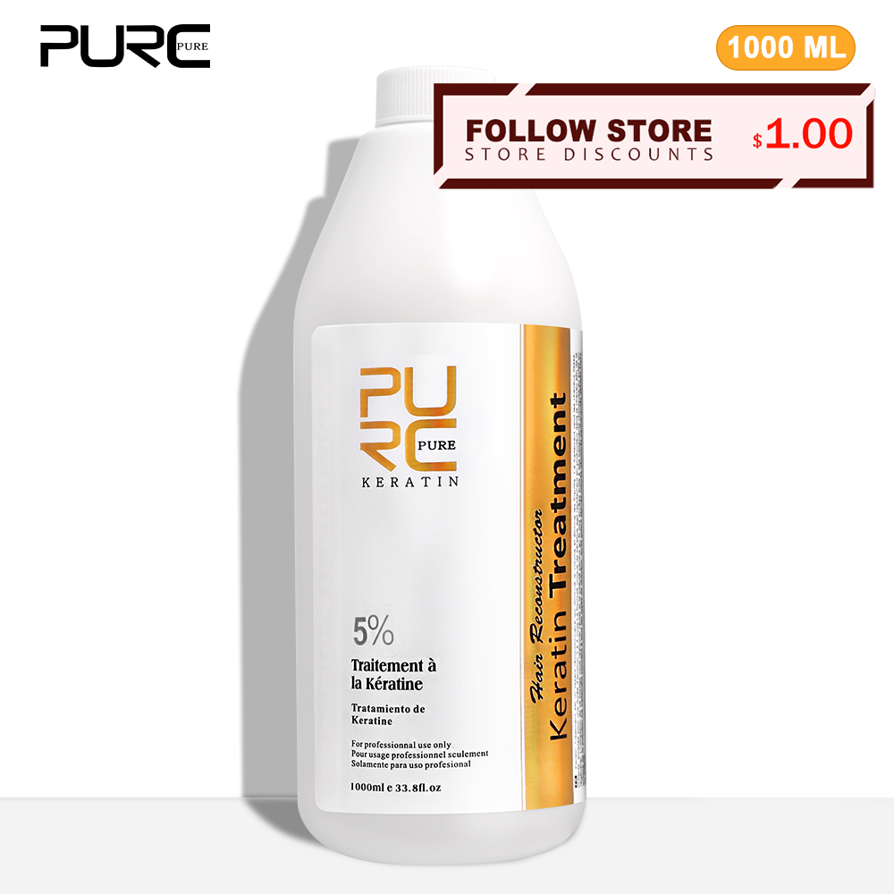 Purc 5% Keratin Smoothing Trea - Hair Care With Protein avaliação e preço